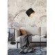 Trio-R40081080 - Bolivia - Matt Black & Gold Floor Lamp