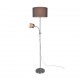 - Owen - Matt Nickel Mother & Child Floor Lamp with Grey Shade Trio-R40192007 - Owen - Matt Nickel Mother & Child Floor Lamp with Grey Shade
