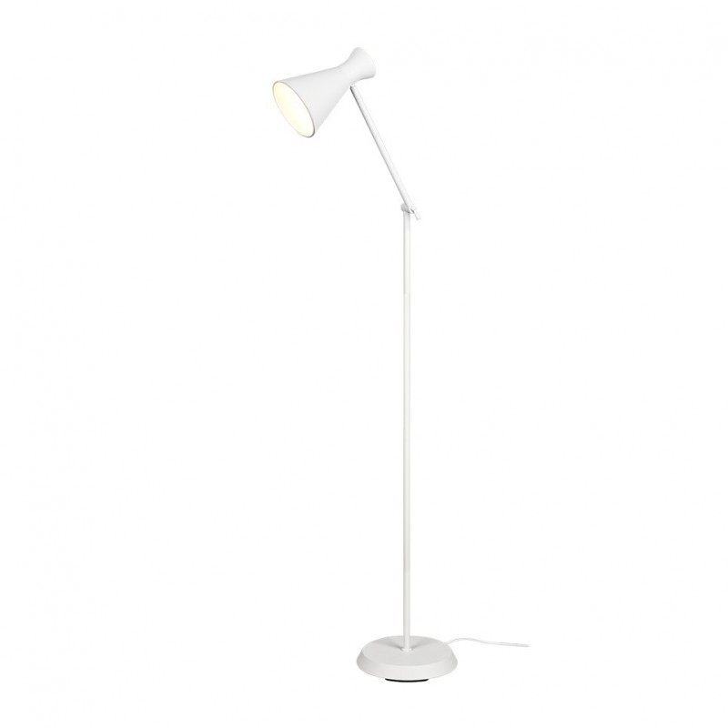 - Enzo - Matt White Floor Lamp Trio-R40781031 - Enzo - Matt White Floor Lamp