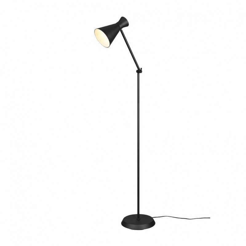 - Enzo - Matt Black Floor Lamp Trio-R40781032 - Enzo - Matt Black Floor Lamp