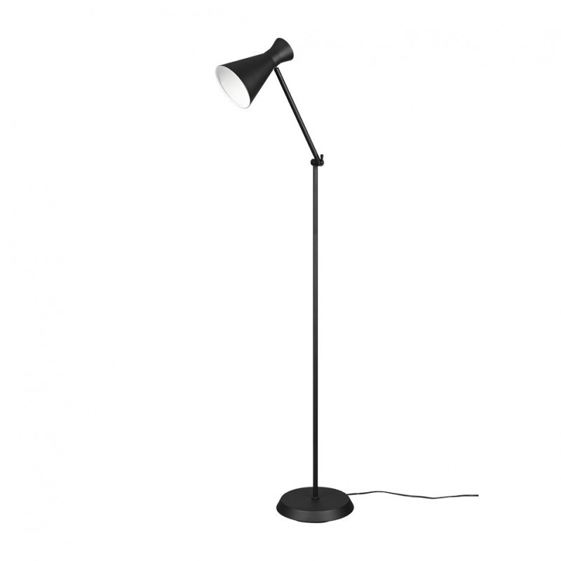 - Enzo - Matt Black Floor Lamp Trio-R40781032 - Enzo - Matt Black Floor Lamp