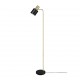 - Adam - Black & Gold Floor Lamp Trio-R41041080 - Adam - Black & Gold Floor Lamp