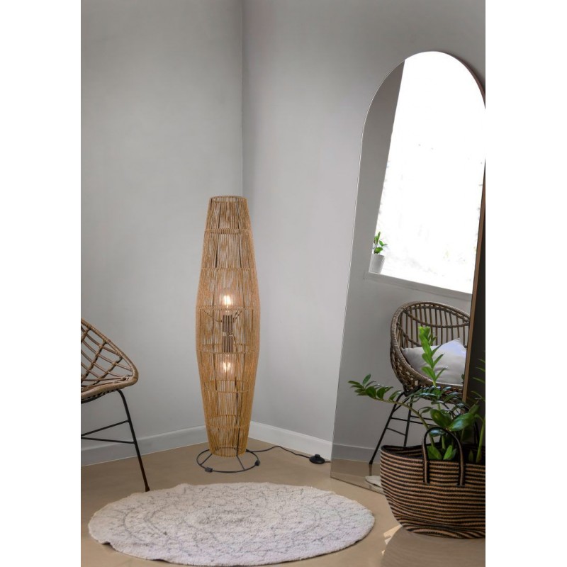 Trio-R41102026 - Miki - Brown Floor Lamp