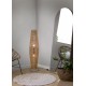 Trio-R41102026 - Miki - Brown Floor Lamp