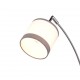 - Davos - Chrome 3 Light Floor Lamp with White Shade Trio-R41553006 - Davos - Chrome 3 Light Floor Lamp with White Shade