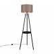 - Colette - Black Tripod Floor Lamp with Taupe & Gold Shade Trio-R41561032 - Colette - Black Tripod Floor Lamp with Taupe & Gold Shade