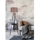 - Colette - Black Tripod Floor Lamp with Taupe & Gold Shade Trio-R41561032 - Colette - Black Tripod Floor Lamp with Taupe & Gold Shade