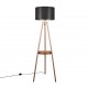 - Colette - Coffee Tripod Floor Lamp with Black & Gold Shade Trio-R41561065 - Colette - Coffee Tripod Floor Lamp with Black & Gold Shade