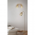 Bidar - Coffee Floor Lamp with Wood Accent Bidar - Coffee Floor Lamp with Wood Accent
