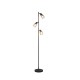 - Cadiz - Matt Black 3 Light Floor Lamp with Amber Ombre Glass Trio-R41783032 - Cadiz - Matt Black 3 Light Floor Lamp with Amber Ombre Glass