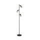 - Cadiz - Matt Black 3 Light Floor Lamp with Amber Ombre Glass Trio-R41783032 - Cadiz - Matt Black 3 Light Floor Lamp with Amber Ombre Glass
