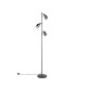 - Cadiz - Matt Black 3 Light Floor Lamp with Smoked Ombre Glass Trio-R41783042 - Cadiz - Matt Black 3 Light Floor Lamp with Smoked Ombre Glass