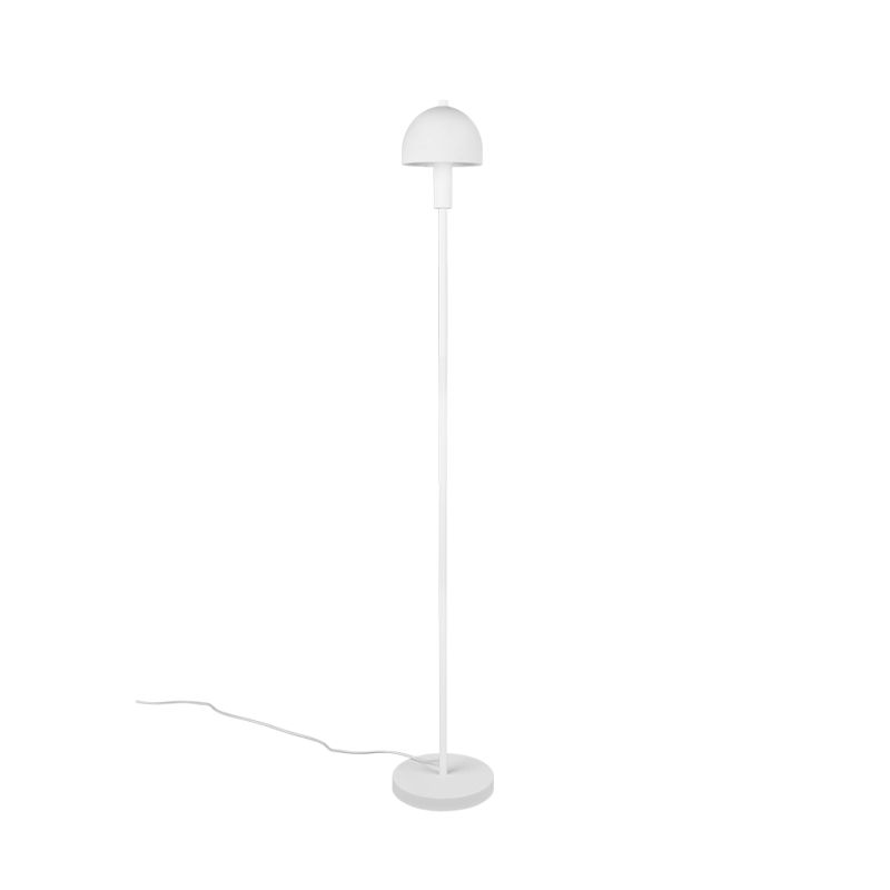 Table & Floor Lamp - Glenn - Matt White Floor Lamp with White Glass Trio-R41961031 - Glenn - Matt White Floor Lamp with White Glass
