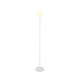 Table & Floor Lamp - Glenn - Matt White Floor Lamp with White Glass Trio-R41961031 - Glenn - Matt White Floor Lamp with White Glass