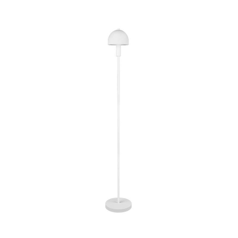 Table & Floor Lamp - Glenn - Matt White Floor Lamp with White Glass Trio-R41961031 - Glenn - Matt White Floor Lamp with White Glass