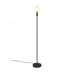 Glenn - Matt Black Floor Lamp with White Glass Glenn - Matt Black Floor Lamp with White Glass