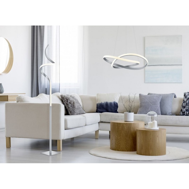 - Course - Matt Nickel LED Floor Lamp Trio-R42051107 - Course - Matt Nickel LED Floor Lamp
