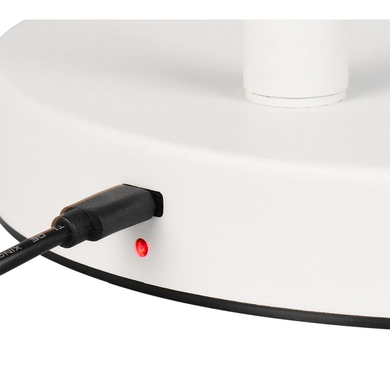 - Blake - Rechargeable White LED Floor Lamp with USB Trio-R42111131 - Blake - Rechargeable White LED Floor Lamp with USB