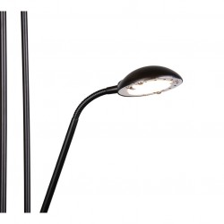 Spock - Matt Black Mother & Child LED Floor Lamp