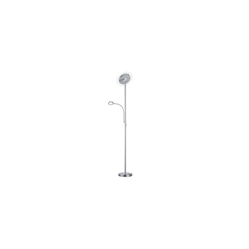 - Ackbar - Matt Nickel Mother & Child LED Floor Lamp Trio-R42752107 - Ackbar - Matt Nickel Mother & Child LED Floor Lamp