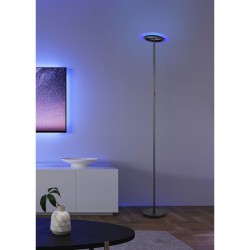 Samba - Matt Black RGBW Floor Lamp with Remote Control