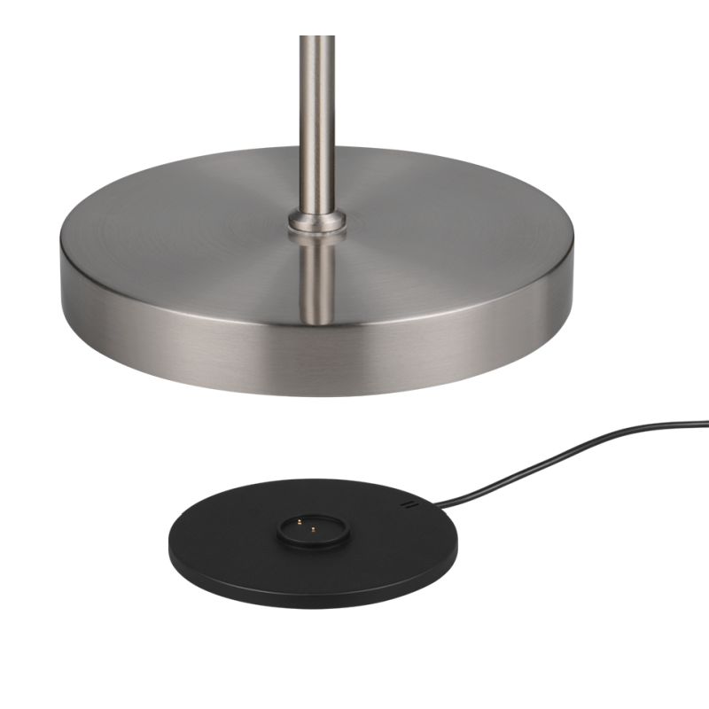 - Moreno - Rechargeable Matt Nickel CCT Floor Lamp Trio-R44561107 - Moreno - Rechargeable Matt Nickel CCT Floor Lamp