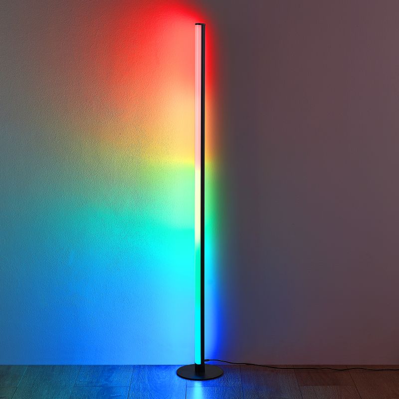 Trio-R45711102 - Tendo - Black RGB Floor Lamp with Sound Control