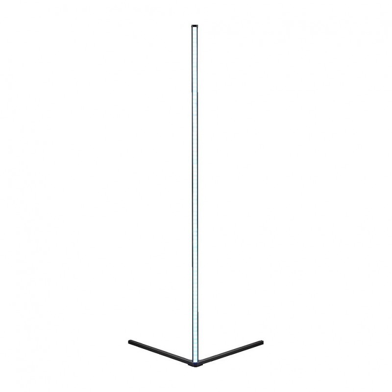 Trio-R45721102 - Level - Black RGB Corner Floor Lamp with Sound Control