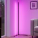 Trio-R45721102 - Level - Black RGB Corner Floor Lamp with Sound Control