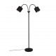 - Tommy - Matt Black 2 Light Floor Lamp with Black & Gold Shade Trio-R46332079 - Tommy - Matt Black 2 Light Floor Lamp with Black & Gold Shade