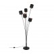 - Tommy - Matt Black 5 Light Floor Lamp with Black & Gold Shade Trio-R46335979 - Tommy - Matt Black 5 Light Floor Lamp with Black & Gold Shade
