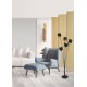 - Tommy - Matt Black 5 Light Floor Lamp with Black & Gold Shade Trio-R46335979 - Tommy - Matt Black 5 Light Floor Lamp with Black & Gold Shade