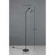 Trio-R46851032 - Taryn - Matt Black Floor Lamp