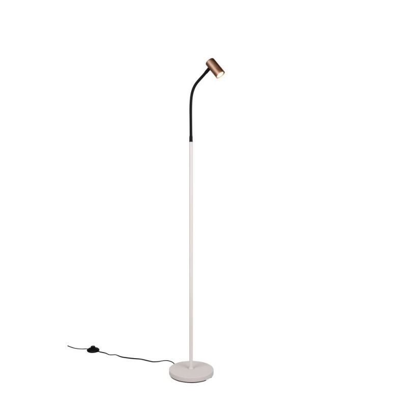 Trio-R46851065 - Taryn - Coffee & Grey Floor Lamp