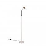 Taryn - Coffee & Grey Floor Lamp