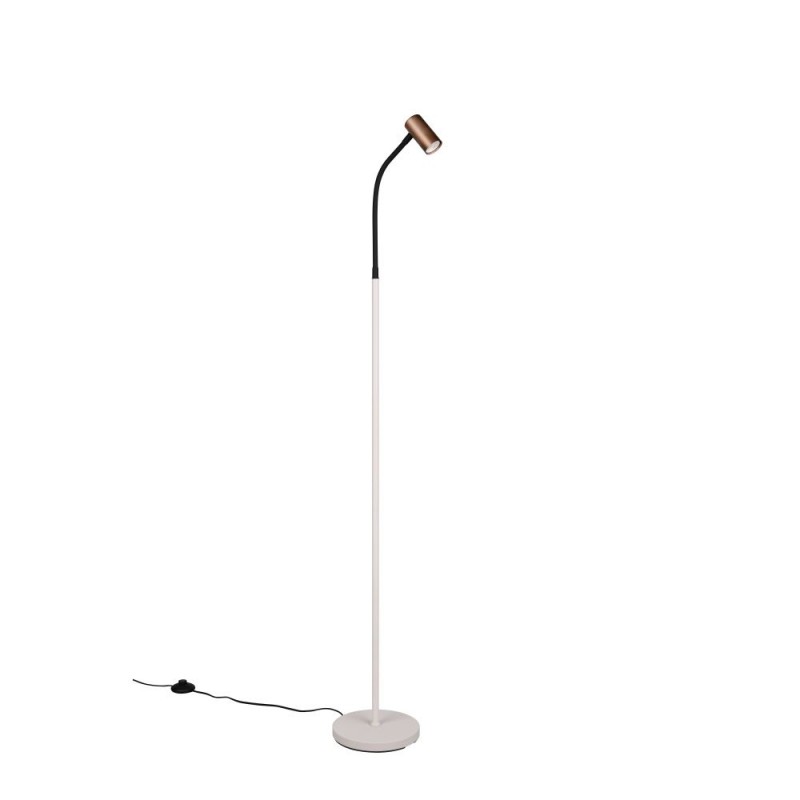 Trio-R46851065 - Taryn - Coffee & Grey Floor Lamp