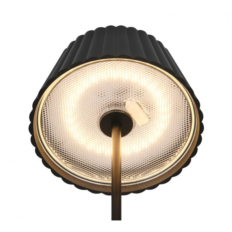 Table & Floor Lamp - Suarez - Portable Indoor/Outdoor Rechargeable Black Floor Lamp Trio-R47706132 - Suarez - Portable Indoor/Outdoor Rechargeable Black Floor Lamp