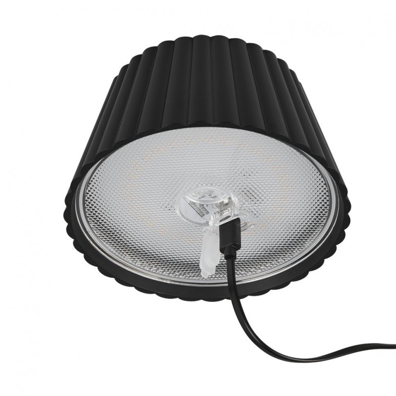 Table & Floor Lamp - Suarez - Portable Indoor/Outdoor Rechargeable Black Floor Lamp Trio-R47706132 - Suarez - Portable Indoor/Outdoor Rechargeable Black Floor Lamp
