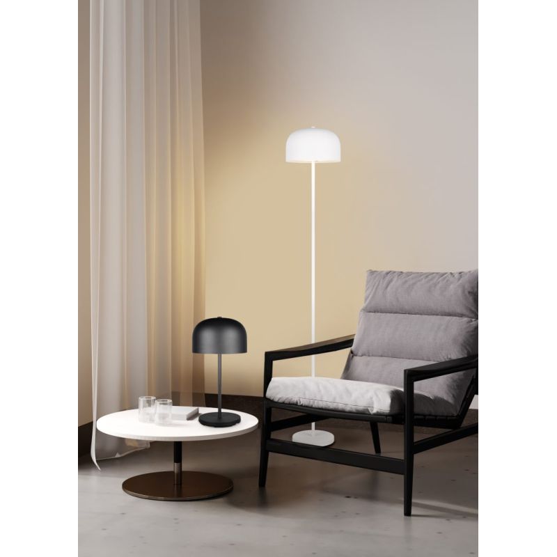 Trio-R49151131 - Jeff - Rechargeable Matt White LED Floor Lamp with USB