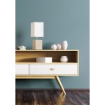 Ping - Vintage White Ceramic Table Lamp with White Shade Ping - Vintage White Ceramic Table Lamp with White Shade