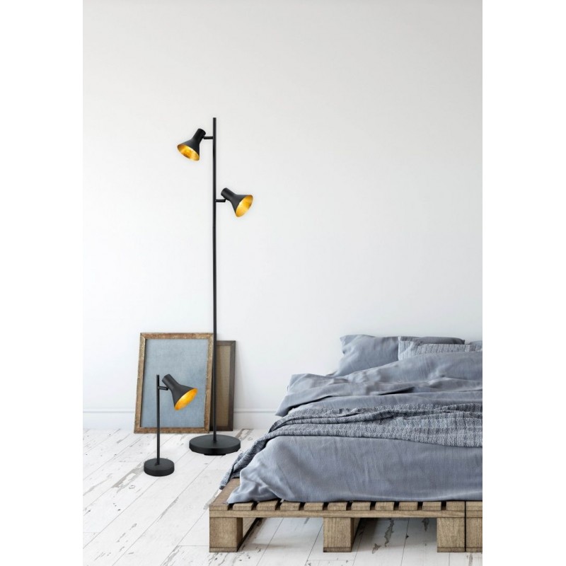 - Nina - Black & Gold Table Lamp Trio-R50161002 - Nina - Black & Gold Table Lamp