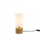 - Woody - Natural Wood Table Lamp with White Shade Trio-R50171930 - Woody - Natural Wood Table Lamp with White Shade