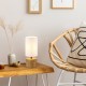 - Woody - Natural Wood Table Lamp with White Shade Trio-R50171930 - Woody - Natural Wood Table Lamp with White Shade