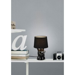 Dosy - Black Ceramic Table Lamp with Black Shade Dosy - Black Ceramic Table Lamp with Black Shade
