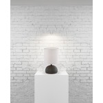 Luci - Brown Ceramic Table Lamp with Cappucino Shade Luci - Brown Ceramic Table Lamp with Cappucino Shade