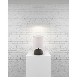 Luci - Brown Ceramic Table Lamp with Cappucino Shade Luci - Brown Ceramic Table Lamp with Cappucino Shade
