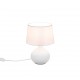 - Martin - White Ceramic Table Lamp with White Shade Trio-R50371001 - Martin - White Ceramic Table Lamp with White Shade