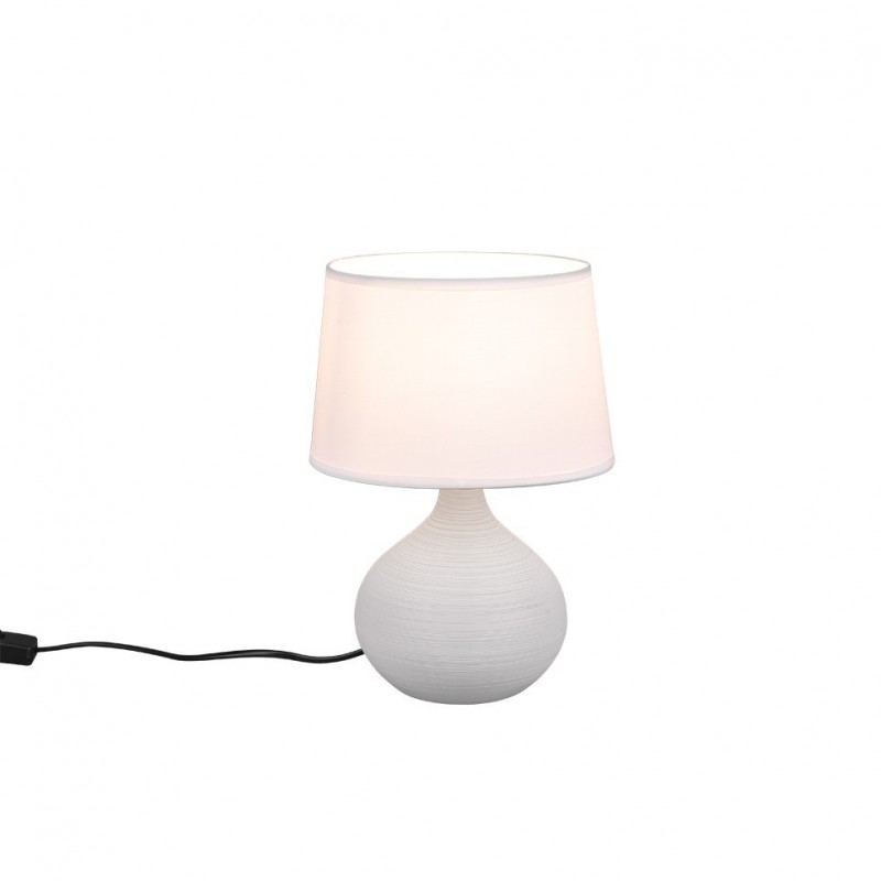 - Martin - Cappucino Ceramic Table Lamp with White Shade Trio-R50371025 - Martin - Cappucino Ceramic Table Lamp with White Shade
