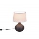 - Martin - Brown Ceramic Table Lamp with Cappucino Shade Trio-R50371026 - Martin - Brown Ceramic Table Lamp with Cappucino Shade
