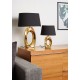 - Taba - Gold Table Lamp with Black & Gold Shade Trio-R50511079 - Taba - Gold Table Lamp with Black & Gold Shade